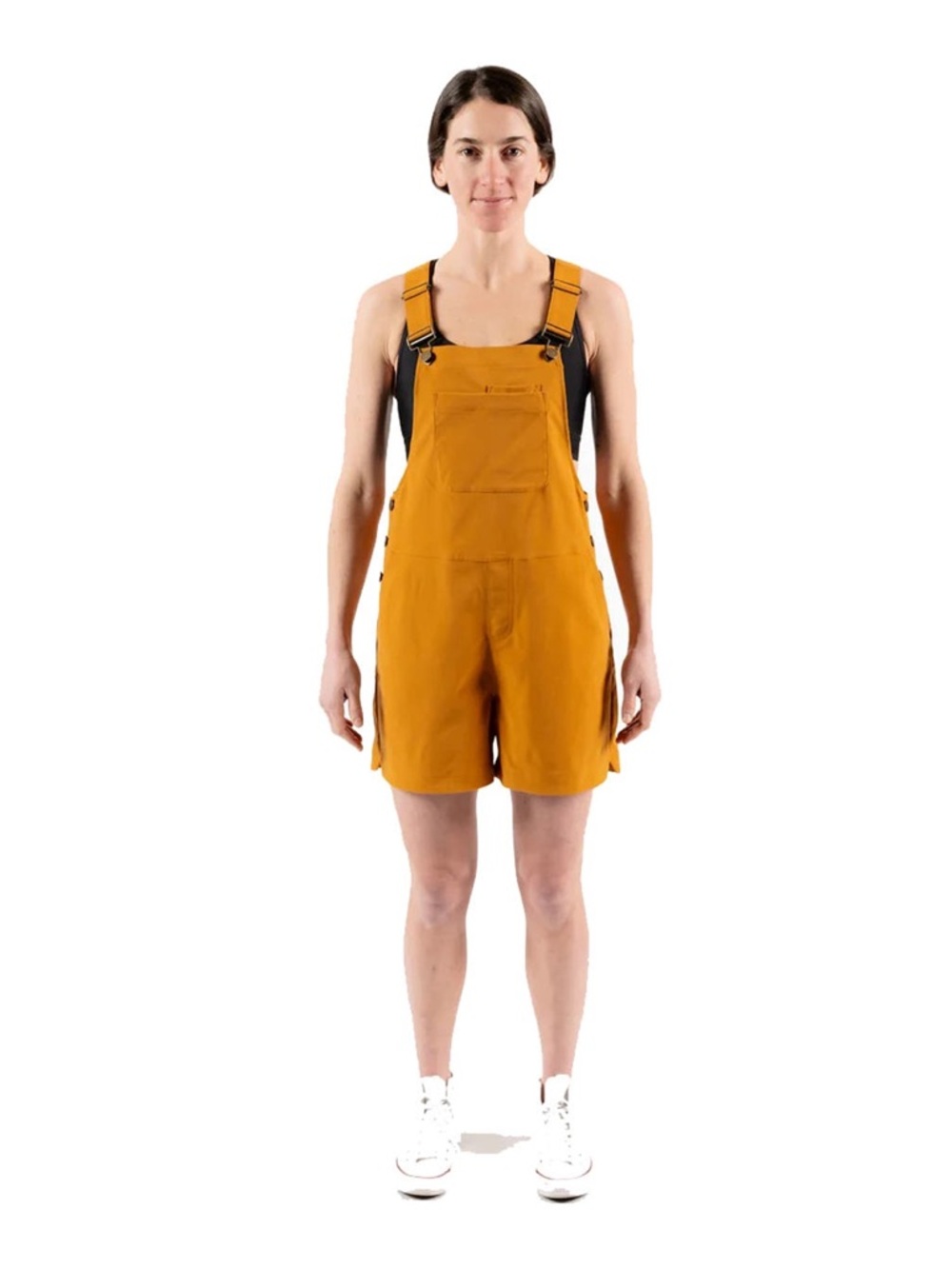 NYT Women's Wild Rye Mountain Biking / sports Eeva Short Overalls in Mustard